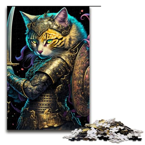 Puzzle für Erwachsene, Soldat-Katze, 1000 Teile, Holzpuzzle für Erwachsene und Kinder ab 12 Jahren, Lernspielzeug, 1000 Teile Puzzle für Erwachsene, Soldat-Katze, 1000 Teile, Holzpuzzle für Erwachsene und Kinder ab 12 Jahren, Lernspielzeug, 1000 Teile von ouynngjing