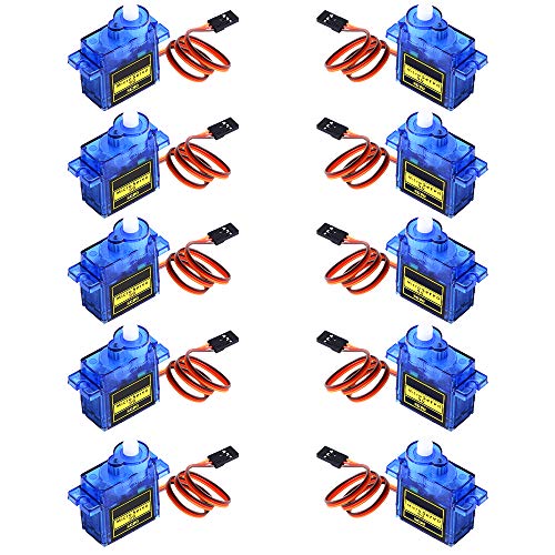 owootecc 10PCS SG90 9G Micro Servo Motor for RC Robot Car Helicopter Airplane Arm Boat Remote Controls von owootecc