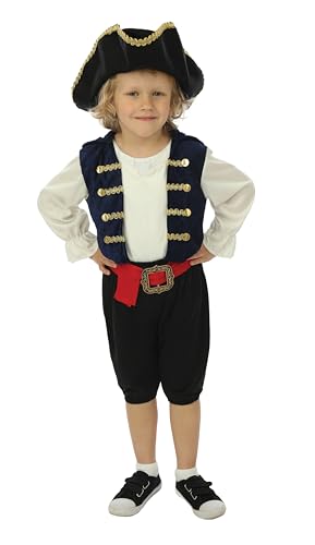 P' Clown - 23800 - Piratenkostüm - Blau - Kinder Jungen - 3/4 Jahre von p'tit clown