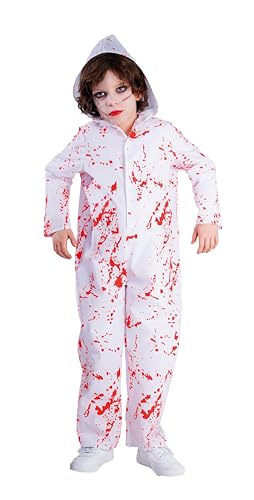 P'TIT CLOWN - Kostüm Overall mit Blut – Halloween-Kostüm für Kinder – Cosplay, Kostümpartys und Themenveranstaltungen (7-9 Jahre) von p'tit clown