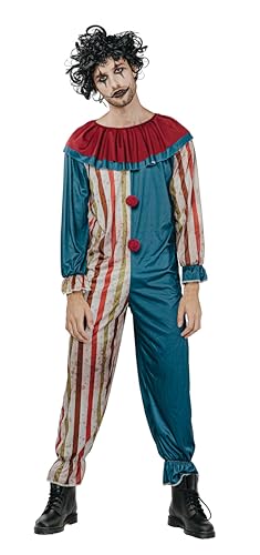 P'TIT CLOWN - Vintage Clown-Kostüm - Hexenkostüm - Erwachsenenkostüm perfekt für Halloween, Kostümpartys und Themenveranstaltungen (Herren, XXL) von p'tit clown