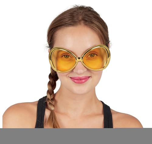P'tit Clown 20034 Lunettes Disco Fantasiebrille, Einfarbig, Gold, 17 x 8 P'tit Clown 20034 Lunettes Disco Fantasiebrille, Einfarbig, Gold, 17 x 8 von p'tit clown