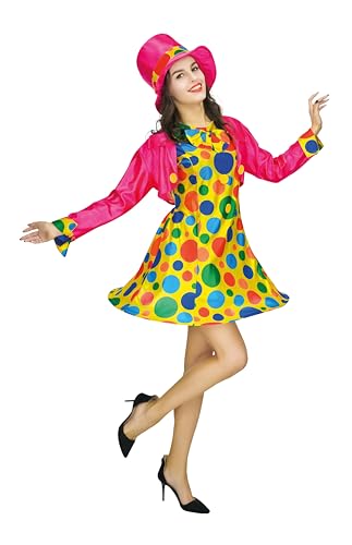 PtitClown - Costume Clown Adulte Femme S-M - Multicolore von p'tit clown