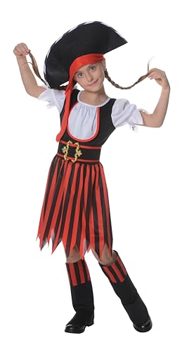 PtitClown - Costume Pirate Enfant Fille 7-9 ans - PtitClown - Rouge von p'tit clown