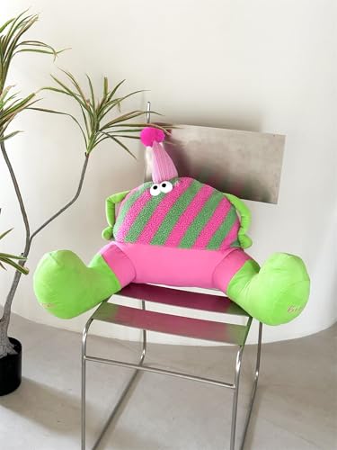 papahug Kleines Monster Kissen Plüschtier, Nische Nettes Sofa Kissen Puppe Cartoon Fan, Plüsch Puppe Kinder Geburtstagsgeschenk Hautfreundlich und weich von papahug