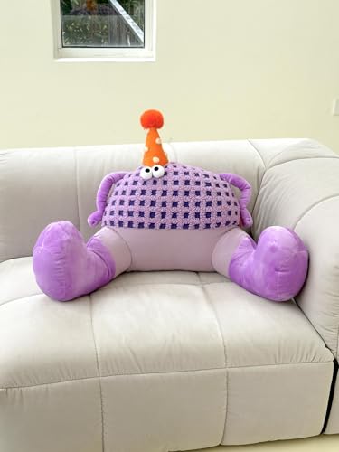 papahug Kleines Monster Kissen Plüschtier, Nische Nettes Sofa Kissen Puppe Cartoon Fan, Plüsch Puppe Kinder Geburtstagsgeschenk Hautfreundlich und weich von papahug