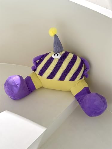 papahug Kleines Monster Kissen Plüschtier, Nische Nettes Sofa Kissen Puppe Cartoon Fan, Plüsch Puppe Kinder Geburtstagsgeschenk Hautfreundlich und weich von papahug