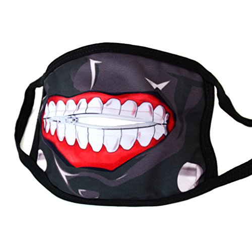 papapanda Maske Reißverschluss Tokyo Ghoul Ken Kaneki von papapanda