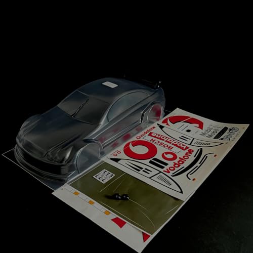 RC Car Karosserie 1:10 unlackiert AMG MB CLK Dekor Vodafone DTM 2002 69074 von partCore