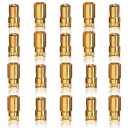 partCore Goldkontakt Verbinder Heavy Duty Stecker Buchse 6.0 mm 10 Paar von partCore