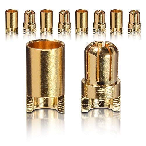 partCore Goldkontakt Verbinder Heavy Duty Stecker Buchse 6.5 mm Brushless 3 Paar von partCore