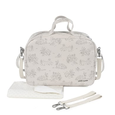 pasito a pasito Wickeltasche Toile de Jouy Cream von pasito a pasito