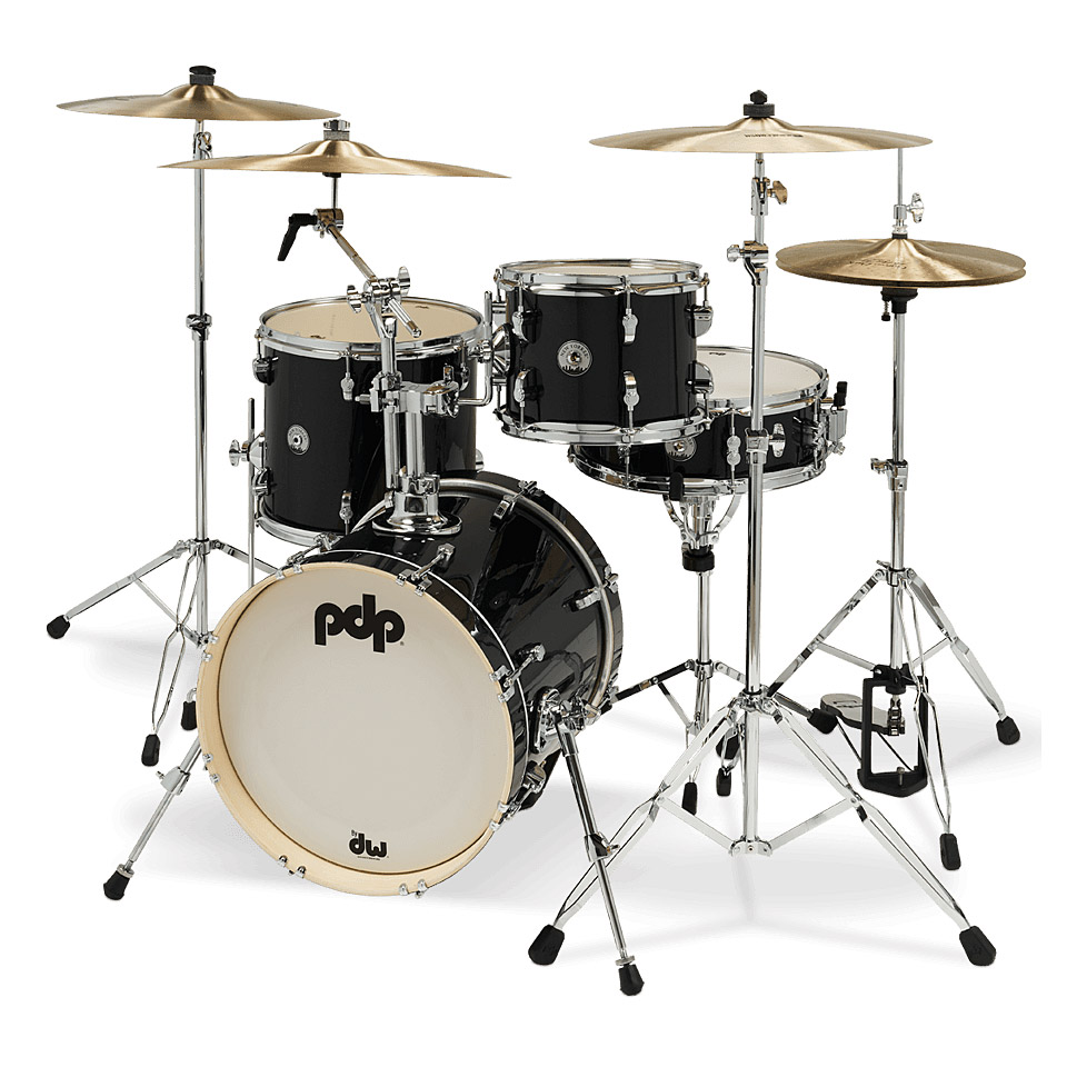 pdp New Yorker 16" Black Onyx Sparkle Shellset Schlagzeug von PDP