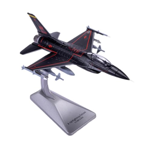 perfk 1:100 F16-Modell, Flugzeug Fighting Falcon Thunderbirds, Flugzeugmodell aus Druckguss als Geschenk, für den Unterricht von perfk