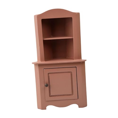 perfk 1:6 Puppenhaus Schrank Simulation Zubehör Spielzeug Lebensszene Puppenzubehör Dekoration für Zuhause Wohnzimmer Ornamente, ROSA von perfk