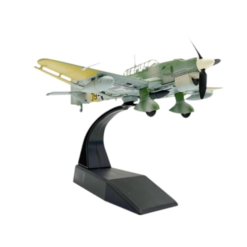 perfk 1:72 87B Druckguss-Kampfflugzeugmodell mit Ausstellungsständer, Kinderspielzeug, Simulations-Kampfjet-Modell, Flugzeugmodell für Schlafzimmer und von perfk