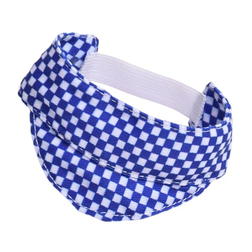 perfk 15 cm Plüschpuppenmütze, Tierkopfbedeckung, DIY Accessoire, Blau Weiss von perfk