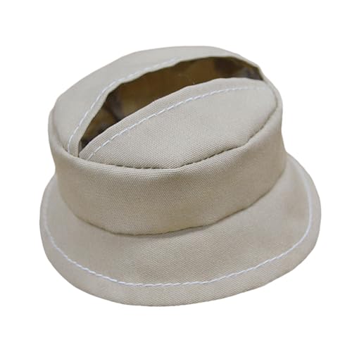 perfk 15 cm Puppenmütze, verkleiden Sie Sich mit stylischer Plüschpuppen-Eimermütze, Machen Sie Ihre eigenen Puppen, Puppenzubehör, süße Puppenmütze für, Khaki, Style B von perfk