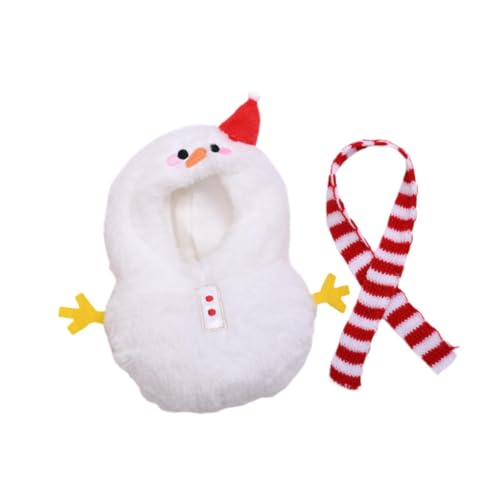 perfk 15cm Puppenkleidung DIY Puppenspielzeug Weihnachten Schneemann Kostüm Weihnachtskleidung Kindergeschenk Weiche Puppenkleidung für 5,9 Zoll Puppe von perfk