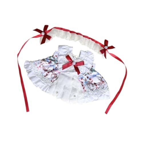 perfk 20 cm süßes Puppenkleid, Puppenkleidung, DIY-Puppenspielzeug, Fantasie für kleine Mädchen, Geschenkkoordination, pädagogisches Kostümoutfit, Style C von perfk