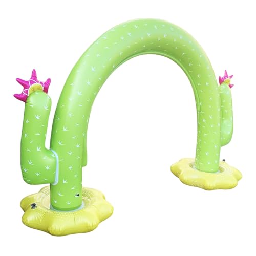 perfk Aufblasbarer Bogensprinkler, lustiges Spielzeug, Pflanzenbrücke, Rasensprinklerbrücke für den Garten von perfk