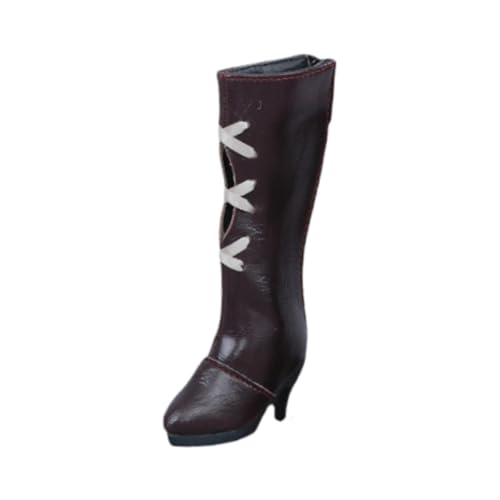 perfk BJD Puppe Spitze Zehen hohe Stiefel, lässige Mode Kleid up Bequeme Damenschuhe hohe Stiefel für 1/4 Figuren Körper Zubehör von perfk