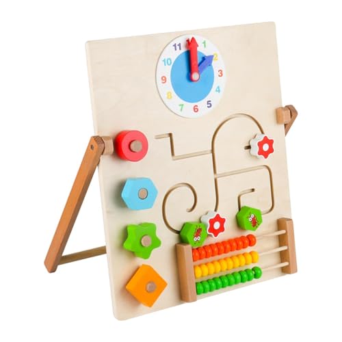 perfk Busy Board-Spielzeug, Früherziehungsspielzeug, Motorik-Stapelspielzeug, Sensorisches Spielzeug, Puzzlebretter für Jungen ab 3 Jahren, Vorschul- und, 38.5 X 32.6 cm von perfk