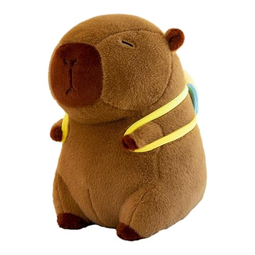 perfk Capybara-Plüschpuppe, Sofa-Ornamente, realistisches Auto, dekorativ, kreatives Kuschel-Plüschtier, Plüschtier, Spielzeugpuppe für Kinder und, A von perfk