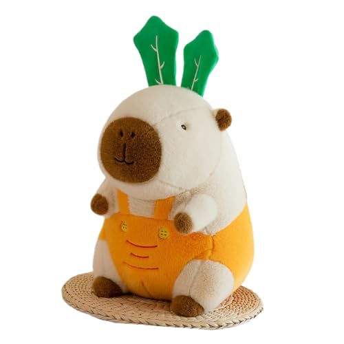 perfk Capybara-Plüschtier, kreatives Partygeschenk, weiches, verschleißfestes Capybara-Plüschtierkissen für Wohnheim, Wohnzimmer, Zuhause, Kinder, 40cm von perfk