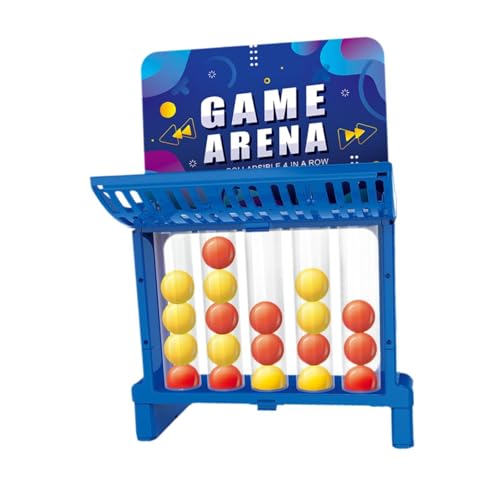 perfk Connect Ball Game Interaktives Spielzeug mit 36 Bällen 2 Spieler Desktop-Hüpfballspiel Brettspiel für Erwachsene Familie Jungen Mädchen von perfk