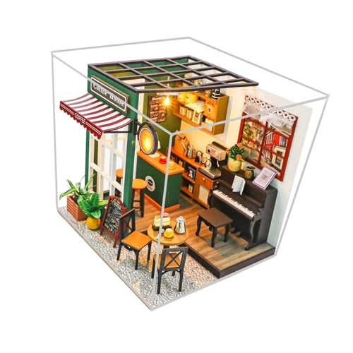 perfk DIY Miniatur-Hausbausätze, Mini-Hausbausätze, Ornamente, Puppenhaus, handgefertigtes Spielzeug, 3D-Puzzle für Erwachsene, Freunde, Kinder von perfk