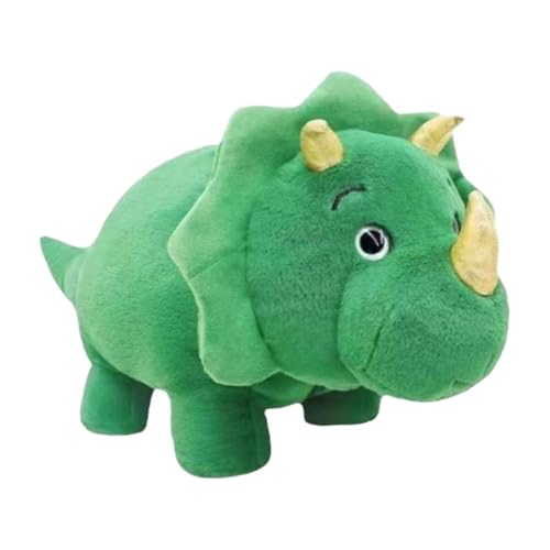 perfk Dinosaurier-Plüschtier, weiches Triceratops-Plüschtier, süßes Triceratops-Plüschtier für Kinder von perfk