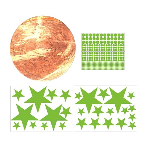 perfk Dunkeln leuchtende Sterne und Monde, Sterne und Planeten, Aufkleber für Kinderzimmer, Dekorationen für die Decke, Leuchtend für, Zimmer, perfk Dunkeln leuchtende Sterne und Monde, Sterne und Planeten, Aufkleber für Kinderzimmer, Dekorationen für die Decke, Leuchtend für, Zimmer, von perfk