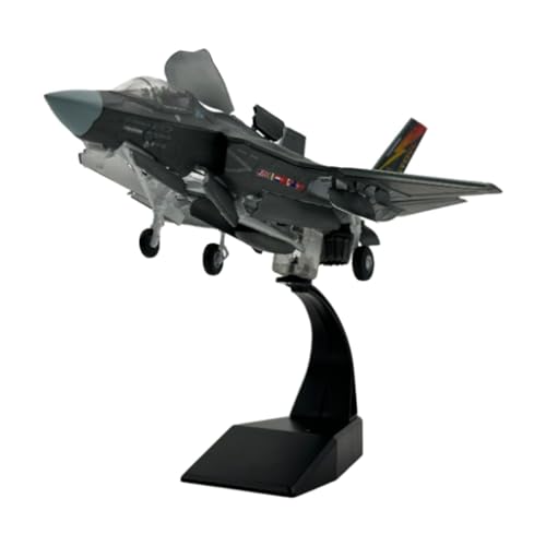 perfk F35 B Kampfjet-Modell im Maßstab 1/72, Flugzeugmodell, Wohnkultur, Figuren, Druckguss-Flugzeugmodell, Flugzeugmodell aus Legierung für Regalleiste von perfk