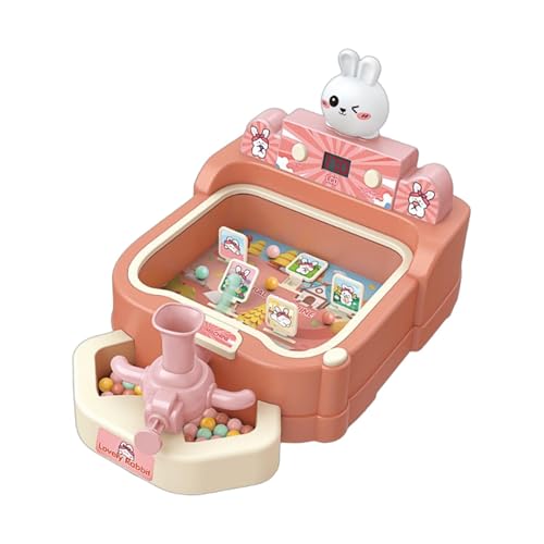 perfk Flipperautomat für Kinder, Scoring-Desktop-Spiele, robuste Party-Geschenke, pädagogisches Brettspiel für Wohnungen, Wohnzimmer, Kinder, Rosa von perfk