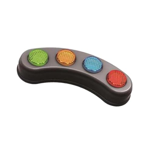 perfk Handheld-Spielekonsole mit Licht und Ton, blinkendes Puzzle, elektronisches Memory-Geschwindigkeitsspiel von perfk