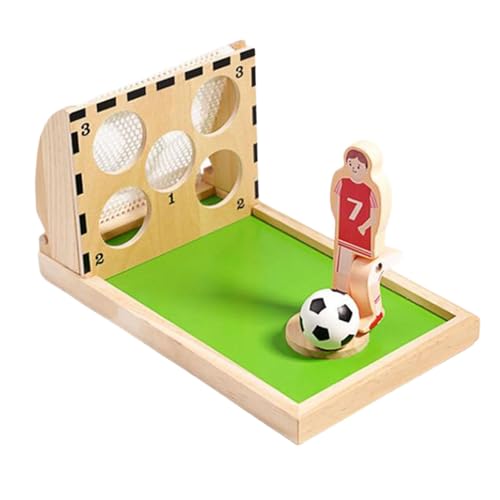 perfk Holz Mini Tischfußball Spiele Fußball Fußball Spiel Feinmotorik Geschicklichkeit Tisch Brettspiel Tischplatte Sport Spielzeug für Teenager Freizeit von perfk