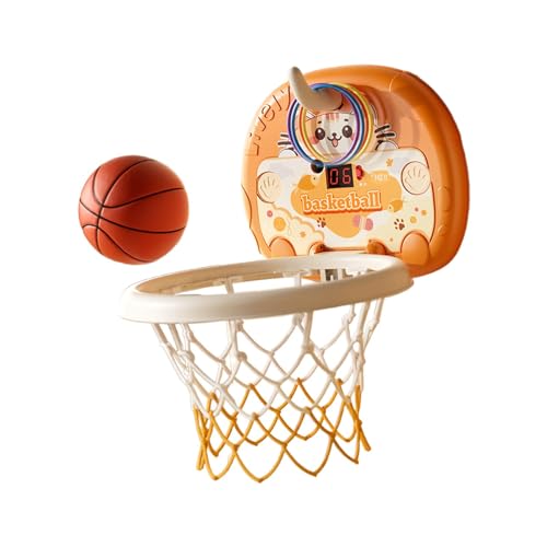 perfk Mini-Basketballkorb für den Innenbereich, lehrreich, platzsparend, hängender Basketballrahmen für Kinder, Jungen, Mädchen, Katzen von perfk