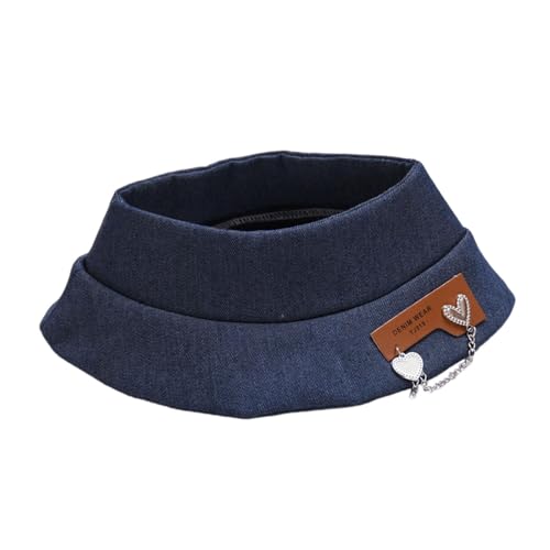 perfk Modepuppenhut, handgefertigtes Kleidungsaccessoire-Kostüm, Puppenmütze für 38 cm große Puppen, Mädchenpuppen, Thanksgiving-Geschenke, Blau von perfk