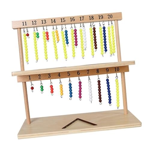 perfk Montessori Schachbrett Perlen Montessori Mathematik Spielzeug Lehrmittel Frühen Mathematik Material von perfk