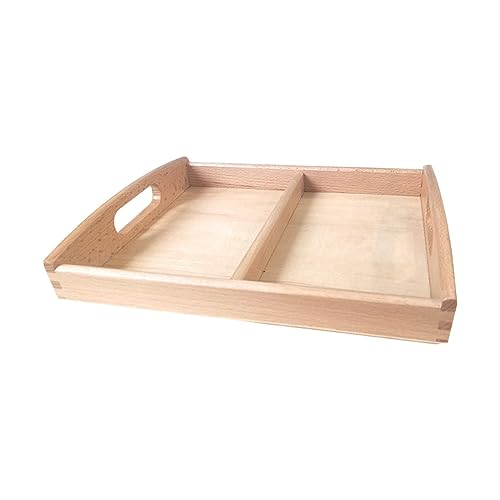 perfk Montessori-Sortiertablett aus Holz, Sandkasten, 2 Abschnitte, Lehrmittel, frühes Lernen, Ressourcen für die Kartendarstellung, frühes Lernen, Kinder, perfk Montessori-Sortiertablett aus Holz, Sandkasten, 2 Abschnitte, Lehrmittel, frühes Lernen, Ressourcen für die Kartendarstellung, frühes Lernen, Kinder, von perfk