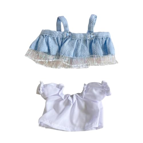 perfk Puppenkleidung für Mädchen, Kostüme, Geschenk, Dekoration, zum Anziehen, entzückendes Puppenkleid-Set, Puppenkleidung für Anhänger, Puppen, von perfk