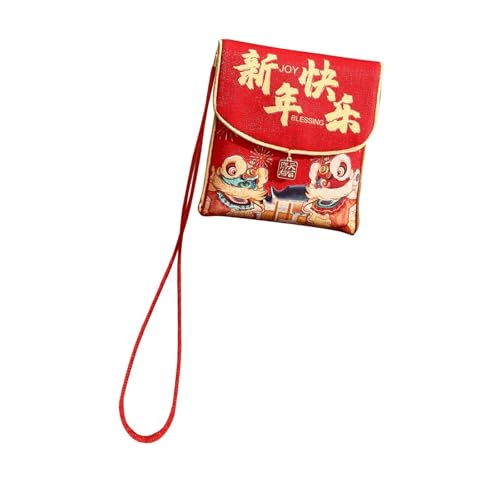 perfk Roter Umschlag für Das Chinesische Neujahr, Geschenkverpackung für Kinder, mit Lanyard von perfk