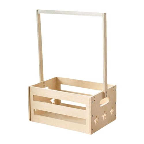 perfk Schrank für Babypartykisten aus Holz, Willkommensbox für Babys, Geschenkkorb für Babyparty, Geschenkkorb für Babyparty, Neue Eltern von perfk