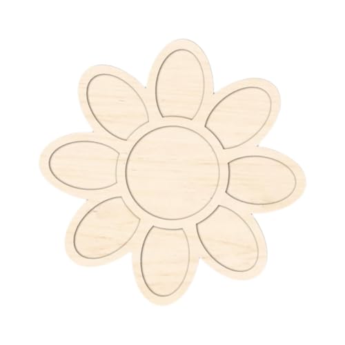 perfk Sensorisches Tablett aus Holz, Sensorisches Aktivitätsbrett, Frühpädagogisches Spielzeug, Montessori-Spielzeug, Sensorisches Spielzeug für Kinder, Blume von perfk