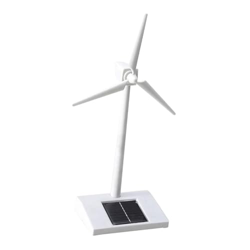 perfk Windmühle Spielzeug mit Panel DIY Wissenschaft Bildung Vertikaler Windgenerator Kit Mini Windturbinen Generator für Mädchen Jungen von perfk