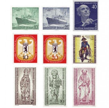 philaseum Briefmarken Berlin Jahrgang 1955, Mi.Nr.126-134, Postfrisch - komplett philaseum Briefmarken Berlin Jahrgang 1955, Mi.Nr.126-134, Postfrisch - komplett von philaseum