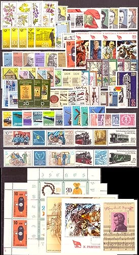 philaseum Briefmarken DDR, kompletter Jahrgang 1981, Postfrisch von philaseum