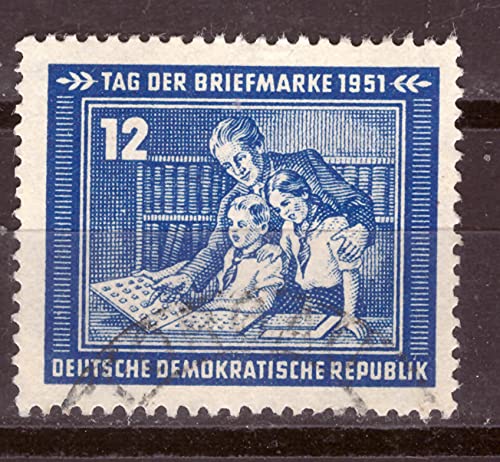 philaseum Briefmarken DDR 1951, Mi.Nr. 295, Tag der Briefmarke, Gestempelt (Mi. 5 EUR) von philaseum