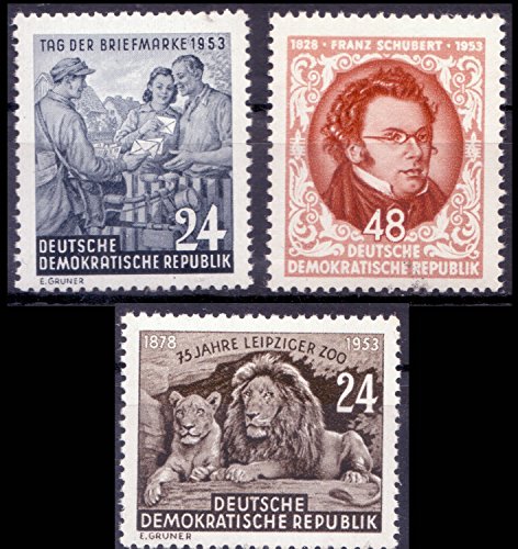 philaseum Briefmarken DDR 1953, Lot aus Mi.Nr. 396-397, 404, Postfrisch (Mi. 9,80 EUR) von philaseum